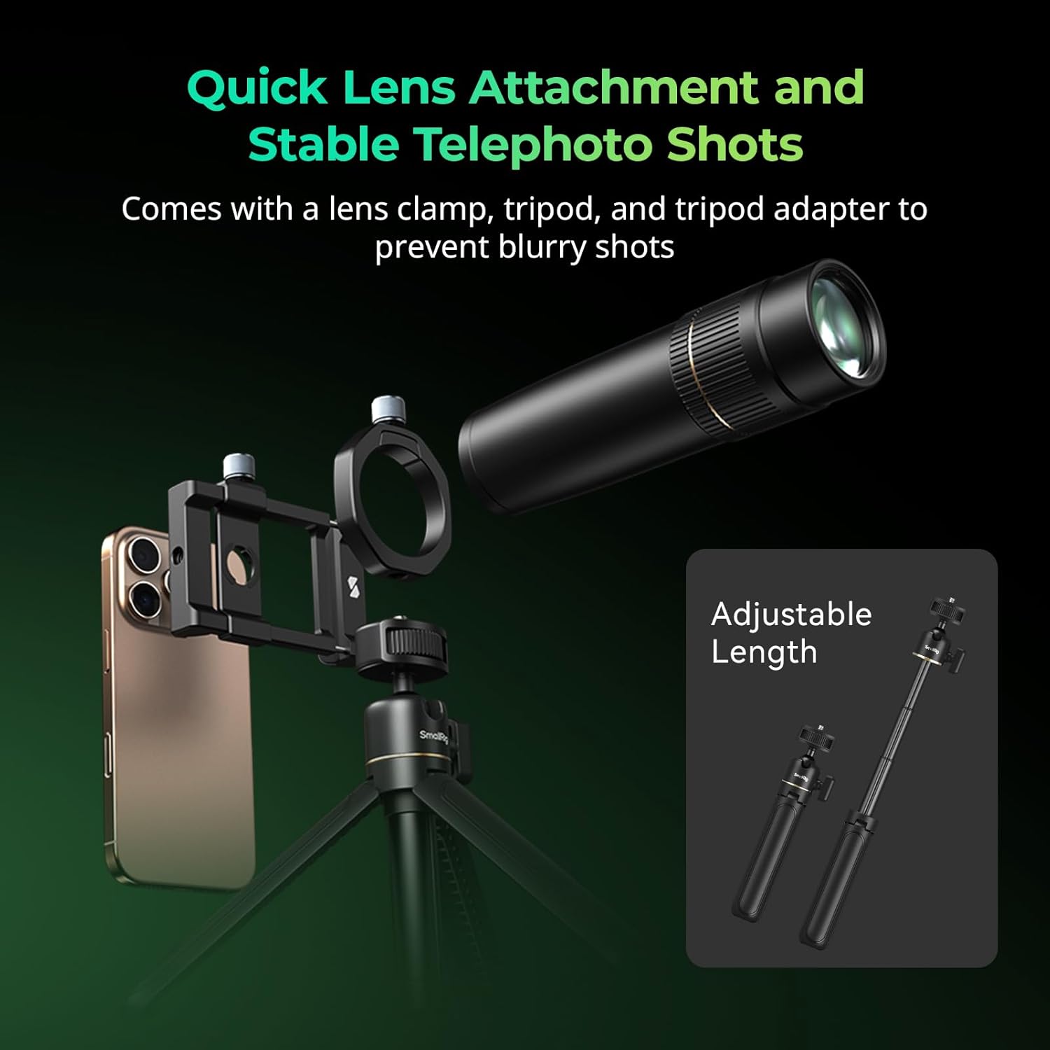 簡単、スマホに取り付けるだけの望遠レンズ。光学30倍ズームも単眼鏡として